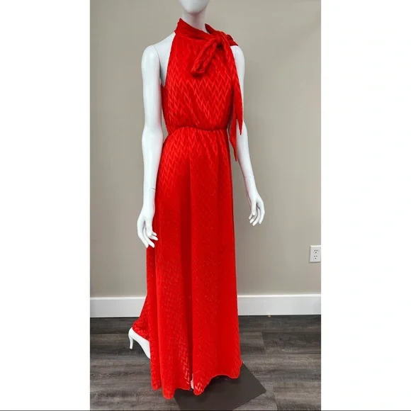 Anthropologie | Dresses | Anthropologie Sachin Babi Cecelia Maxi Dress In  Red | Poshmark